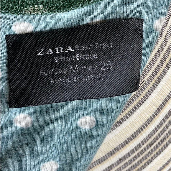 Zara Basic Special Edition Polka Dot Top M - Picture 7 of 14